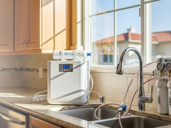 Water filtration and softening system installation in San Diego